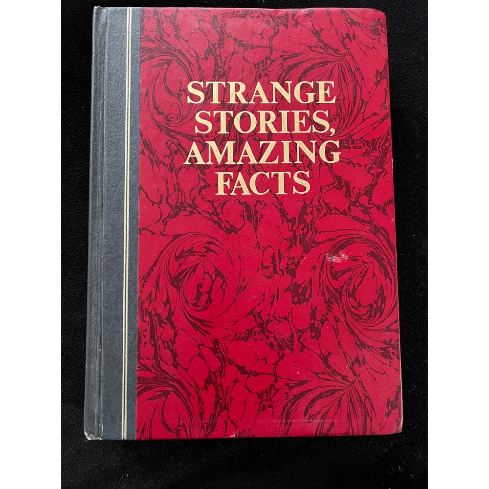 Strange Stories Amazing Facts Readers Digest Vintage 1977 Hardcover Book Red
